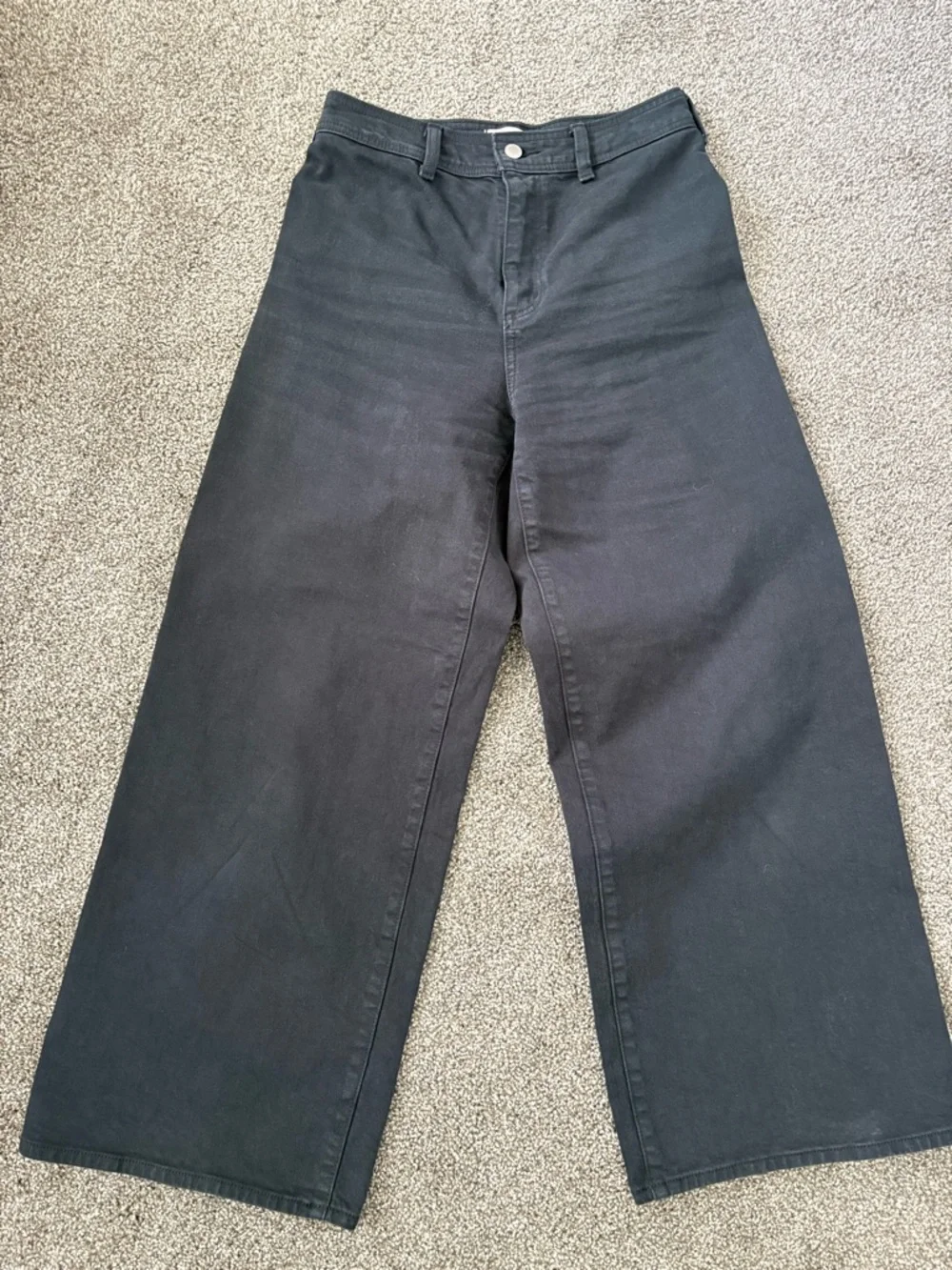 Target Universal Thread Sailor Wide Leg High-Rise Black Women's Jeans Size 6 - Picture 5 of 11